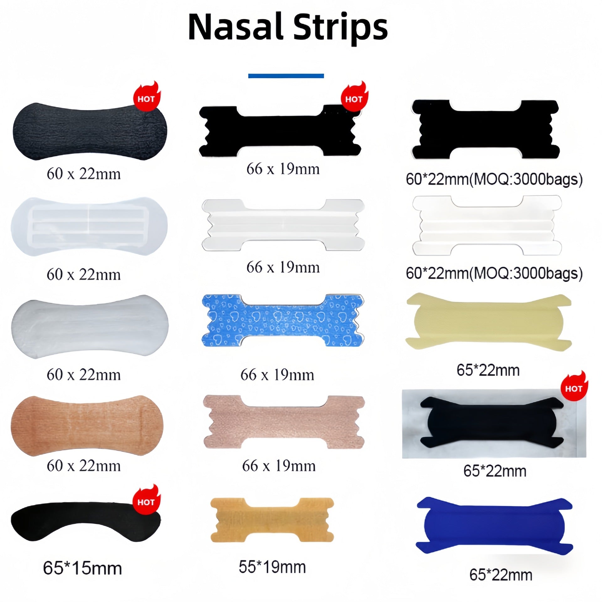 Tiras Nasales/ Air stripes